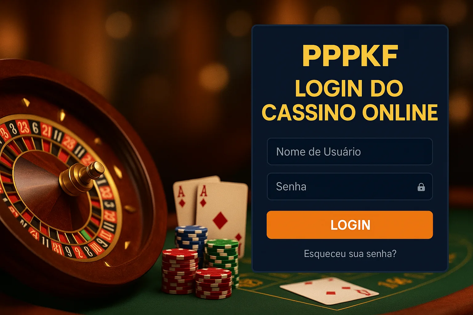 Login no Cassino PPPKF